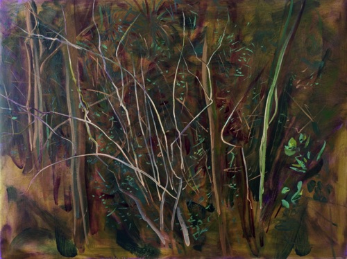 Thicket V, 24" x 32", oil on linen, SFCA collection.